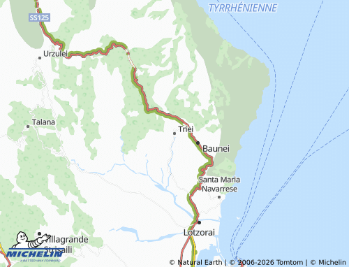 MICHELIN Triei map - ViaMichelin