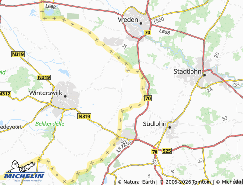 Carte MICHELIN Ratum - ViaMichelin
