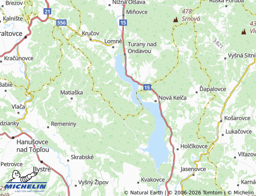 MICHELIN-Landkarte Valkov - ViaMichelin