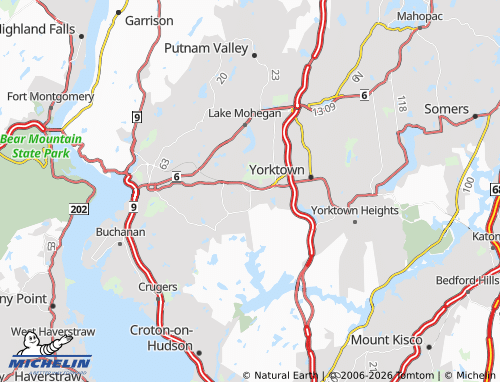Mapa MICHELIN Crompond - ViaMichelin