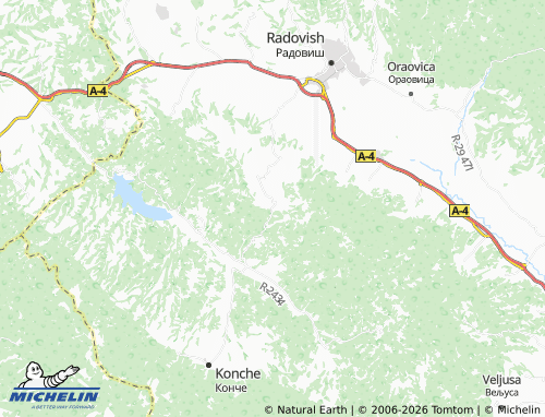 MICHELIN Dedino map - ViaMichelin