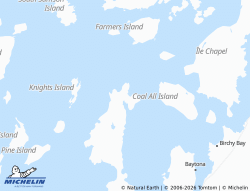 Mapa MICHELIN Comfort Cove-Newstead - ViaMichelin