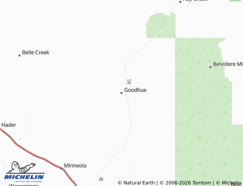Carte MICHELIN Goodhue - ViaMichelin