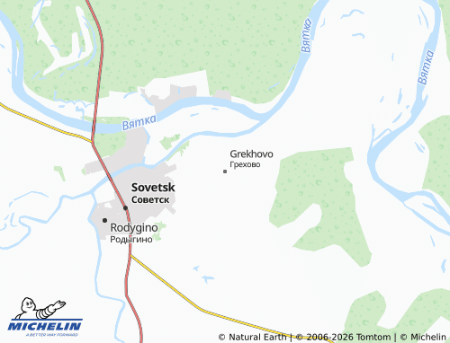 MICHELIN-Landkarte Grekhovo - ViaMichelin