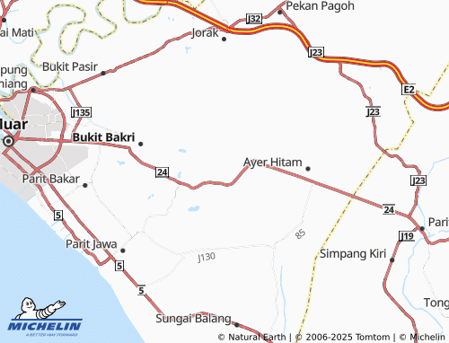 MICHELIN Kampung Kenangan map - ViaMichelin