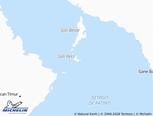 MICHELIN Sali Kecil map - ViaMichelin