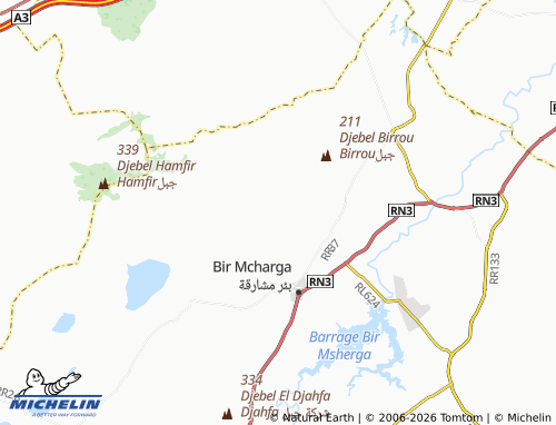 Mappa MICHELIN al-Managhah - ViaMichelin