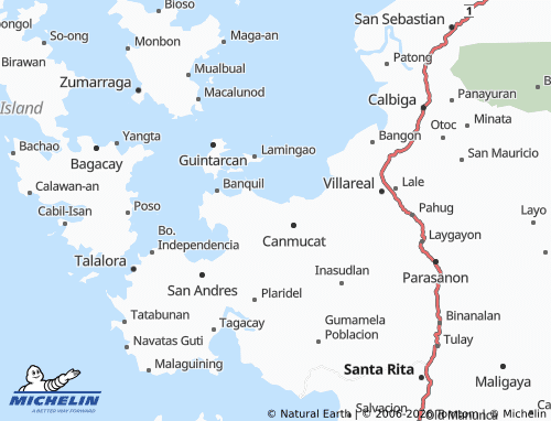 MICHELIN Villarosa Poblacion map - ViaMichelin