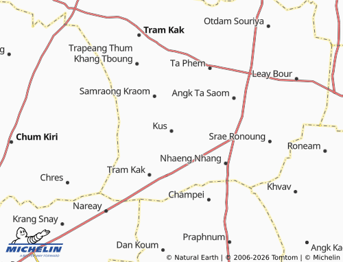 Mapa MICHELIN Kus - ViaMichelin