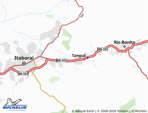MICHELIN Minério map - ViaMichelin