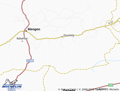 MICHELIN Düzağaç map - ViaMichelin