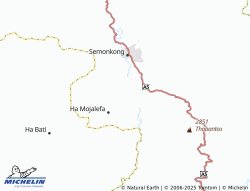 MICHELIN Ha Tsekana map - ViaMichelin
