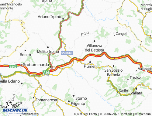 MICHELIN-Landkarte Tre Torri - ViaMichelin