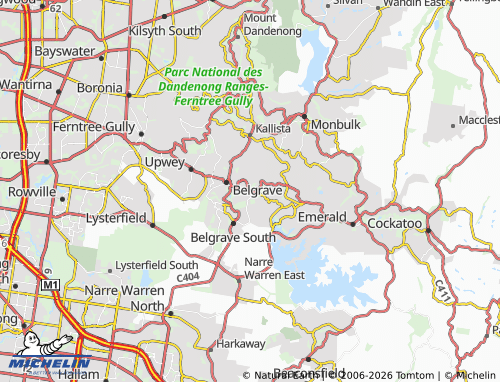 Mapa MICHELIN Selby - ViaMichelin