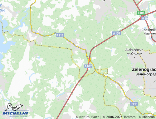MICHELIN Lesnaya Polyana SNT-Mar'ino map - ViaMichelin