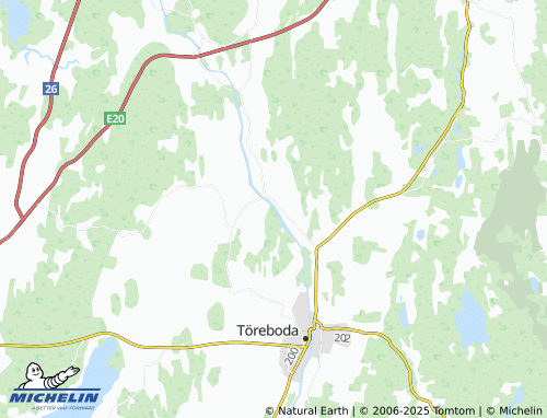 MICHELIN Hajstorp map - ViaMichelin
