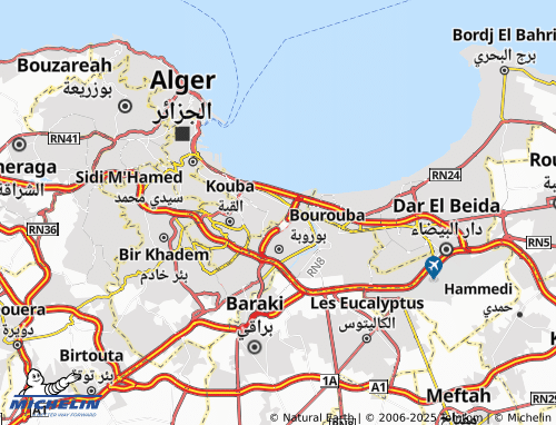 Carte MICHELIN El Magharia - ViaMichelin