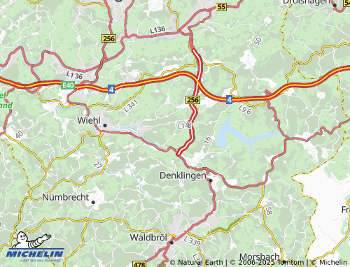 MICHELIN Heienbach map - ViaMichelin