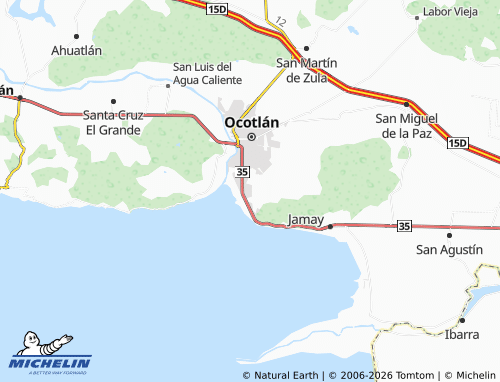 Kaart MICHELIN Los Agricultores de Ocotlán - ViaMichelin