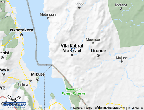 MICHELIN-Landkarte Niassa - ViaMichelin