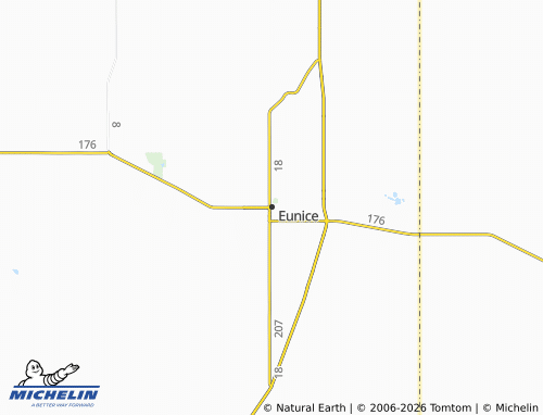 Mapa MICHELIN Eunice - ViaMichelin