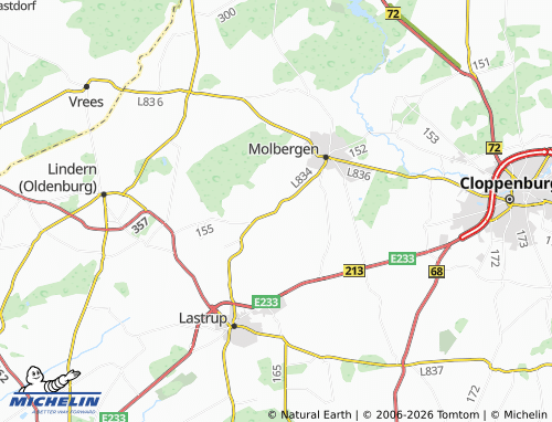 MICHELIN Ermke map - ViaMichelin