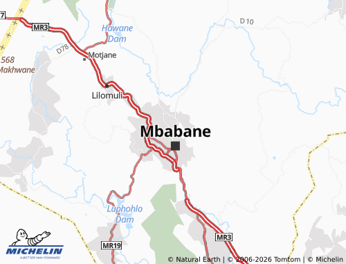 MICHELIN Malunge map - ViaMichelin