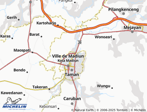 Carte MICHELIN Patihan - ViaMichelin