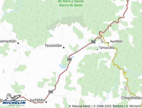 MICHELIN La Virgen map - ViaMichelin