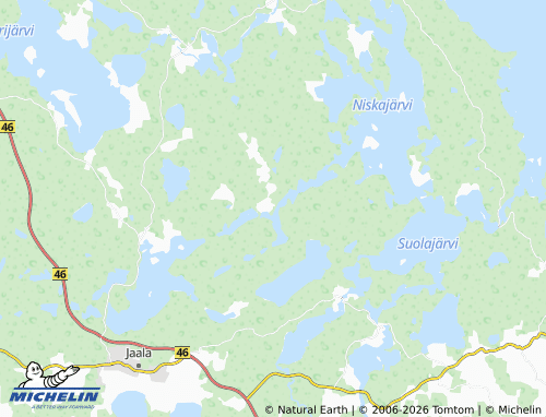 MICHELIN Ruokoniemi map - ViaMichelin
