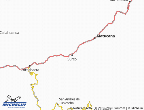 Mappa MICHELIN Surco - ViaMichelin
