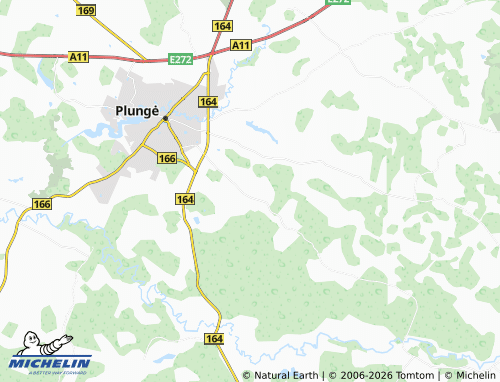 Mapa MICHELIN Užlieknis - ViaMichelin