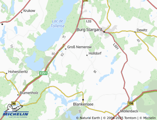 MICHELIN-Landkarte Ballwitz - ViaMichelin