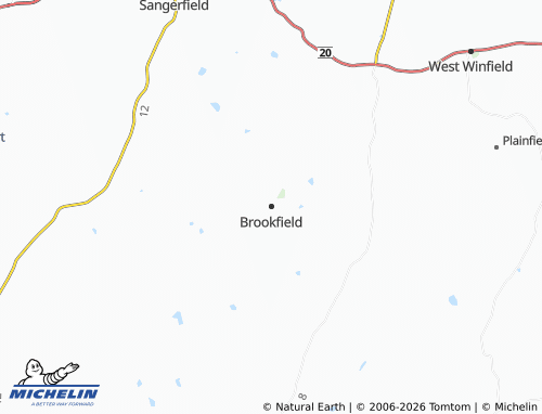 Mappa MICHELIN Brookfield - ViaMichelin