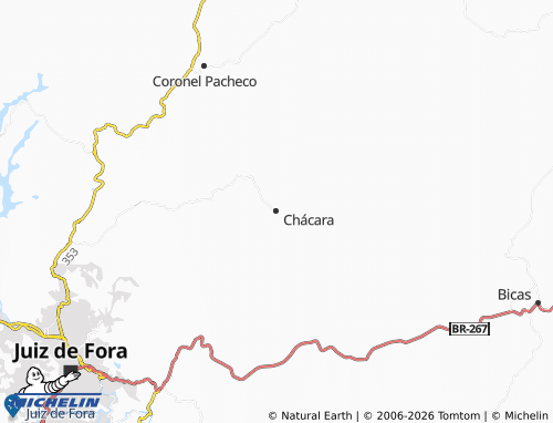 MICHELIN Chácara map - ViaMichelin