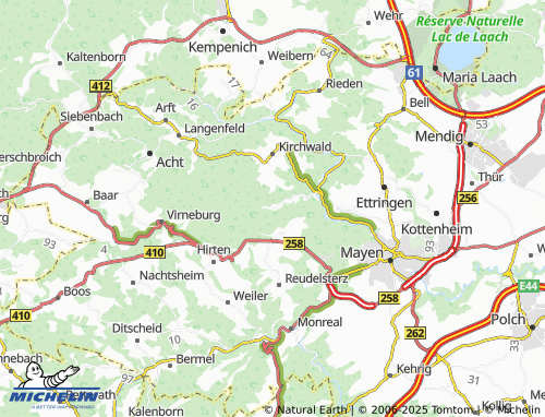 Mapa MICHELIN Nitztal - ViaMichelin