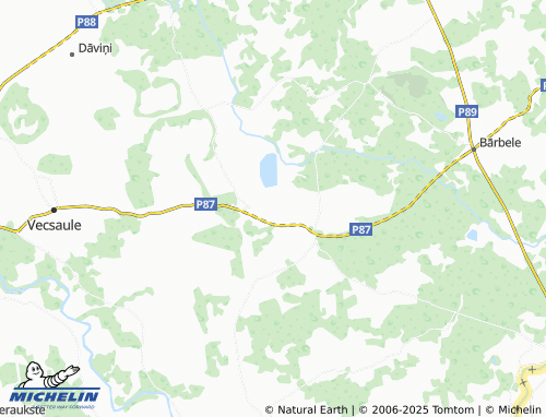 MICHELIN Ozolaine map - ViaMichelin