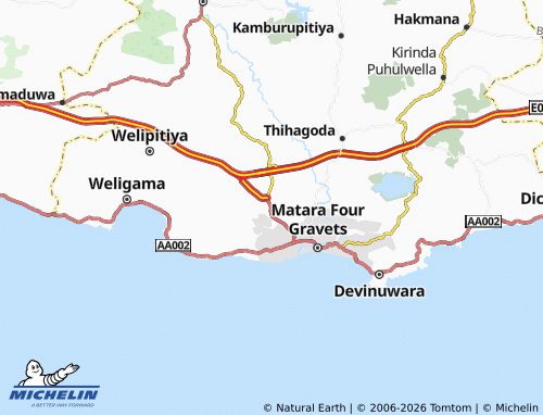 Mappa MICHELIN Godagama - ViaMichelin