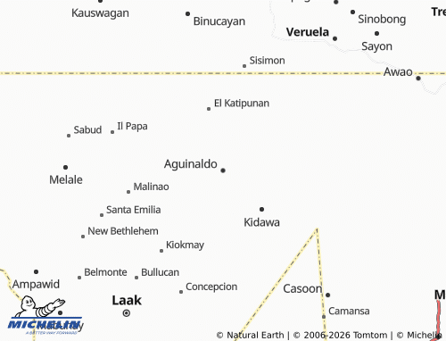 MICHELIN Aguinaldo map - ViaMichelin