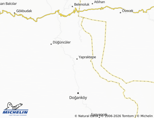 Mappa MICHELIN Yapraktepe - ViaMichelin