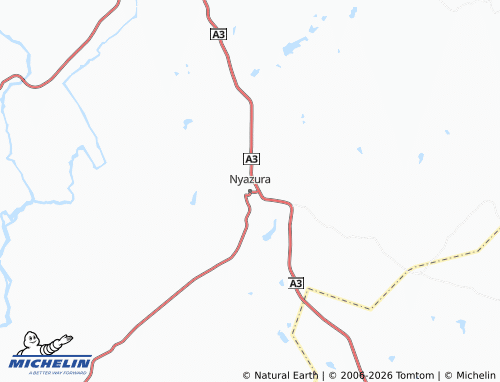 Mappa MICHELIN Nyazura - ViaMichelin