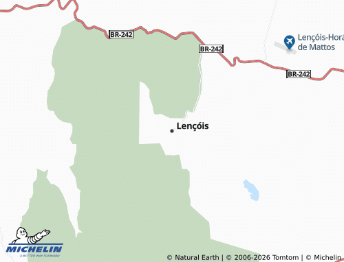 MICHELIN Lencóis map - ViaMichelin