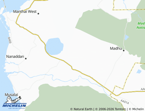 Mapa MICHELIN Cheddiyarkaddayadampan - ViaMichelin