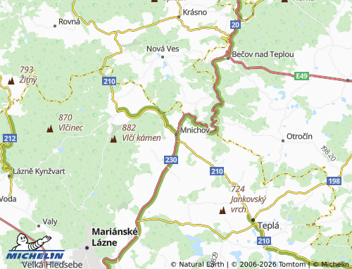 Mappa MICHELIN Mnichov - ViaMichelin