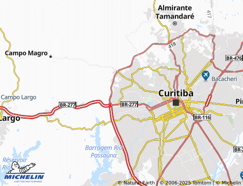 MICHELIN São Braz map - ViaMichelin