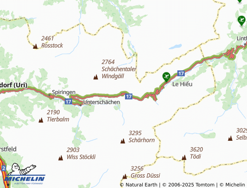 MICHELIN Balm (Klausen) map - ViaMichelin