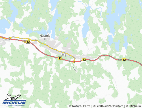 MICHELIN-Landkarte Kanerva - ViaMichelin