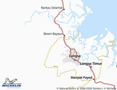 MICHELIN Timbang Langsa map - ViaMichelin