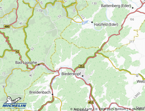 MICHELIN Weifenbach map - ViaMichelin