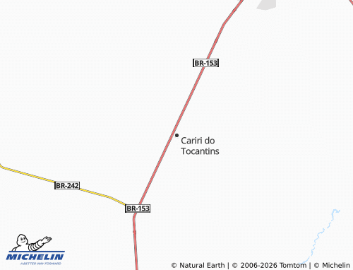 Carte MICHELIN Cariri do Tocantins - ViaMichelin